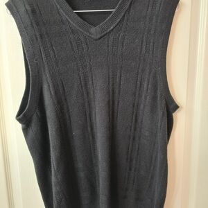 Dockers Men's Black Sweater Vest